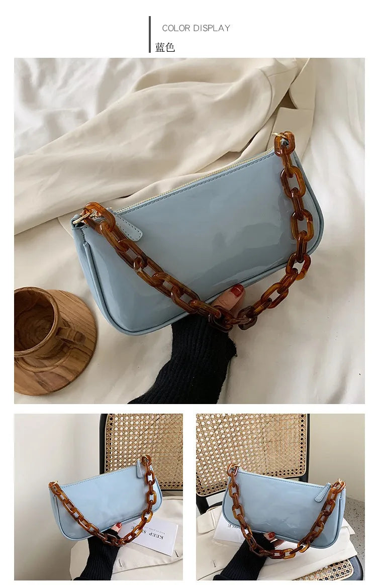 Small Shoulder Bag Luxury Women Bag Retro High Quality Chain Handbag Ladies Vintage Messenger Bags Bolsa