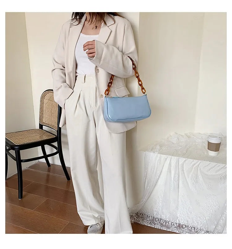 Small Shoulder Bag Luxury Women Bag Retro High Quality Chain Handbag Ladies Vintage Messenger Bags Bolsa