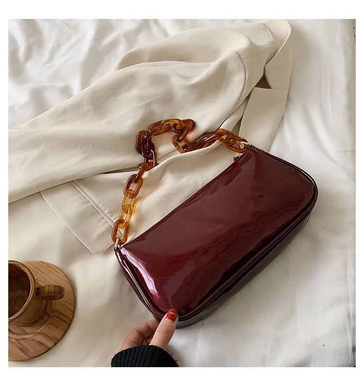 Small Shoulder Bag Luxury Women Bag Retro High Quality Chain Handbag Ladies Vintage Messenger Bags Bolsa