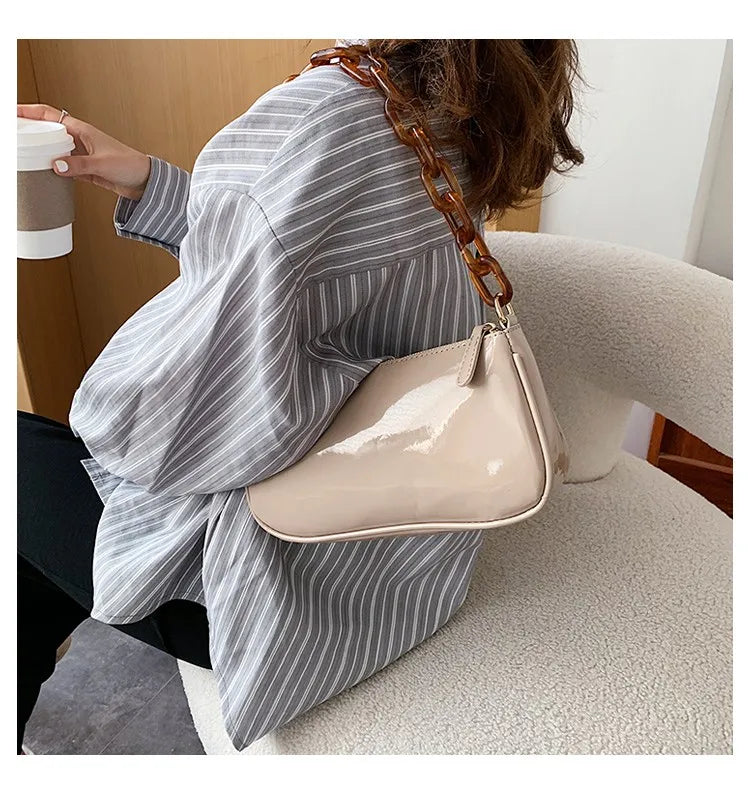 Small Shoulder Bag Luxury Women Bag Retro High Quality Chain Handbag Ladies Vintage Messenger Bags Bolsa