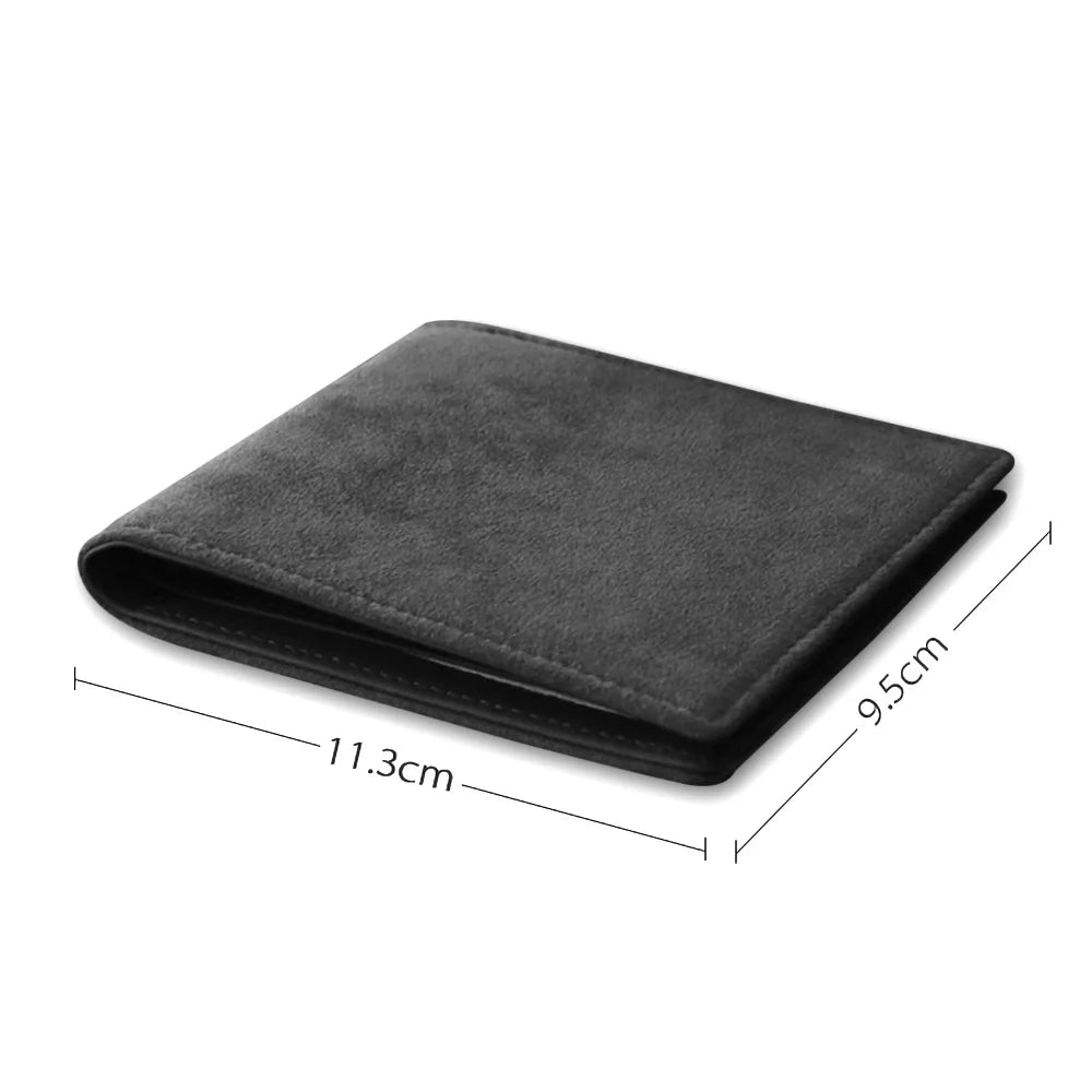 YMW ALCANTARA Wallet Women & Man Card Holder Bag Luxury Artificial Leather Slim Cards Small Thin Card Package