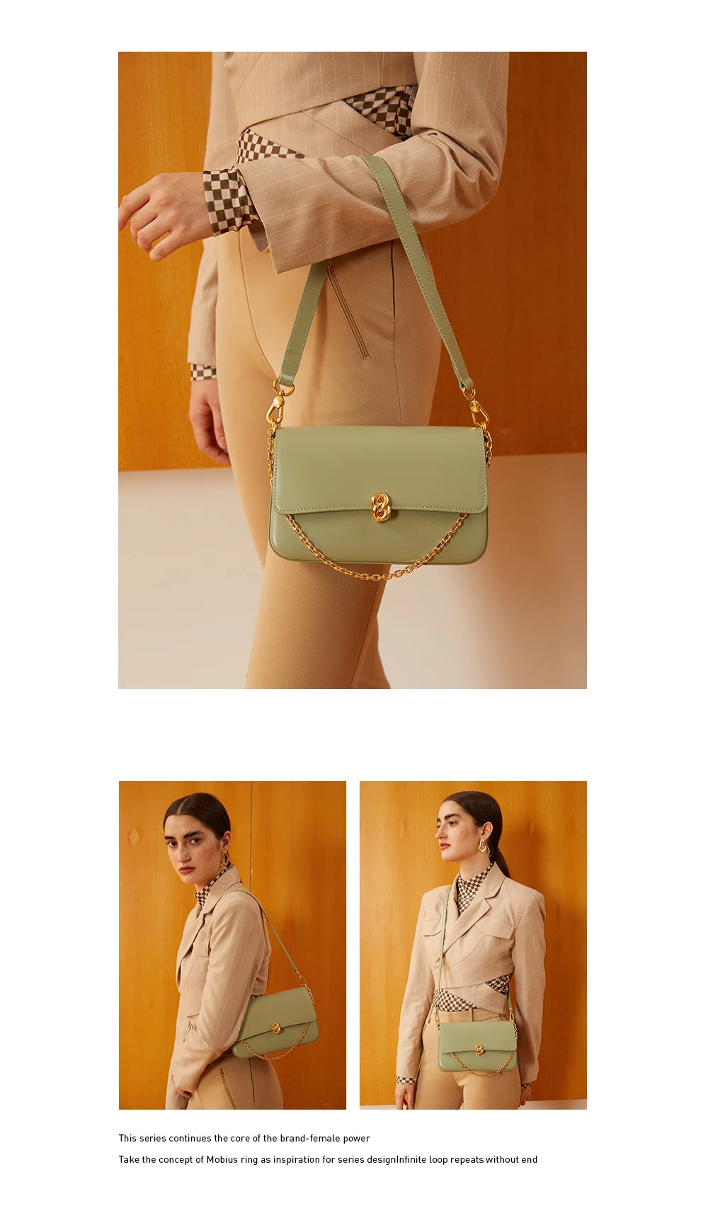 LA FESTIN Designer Handbag 2022 New Fashion One-shoulder Messenger Retro Leather Chain Small Square Bag Original Women Brand