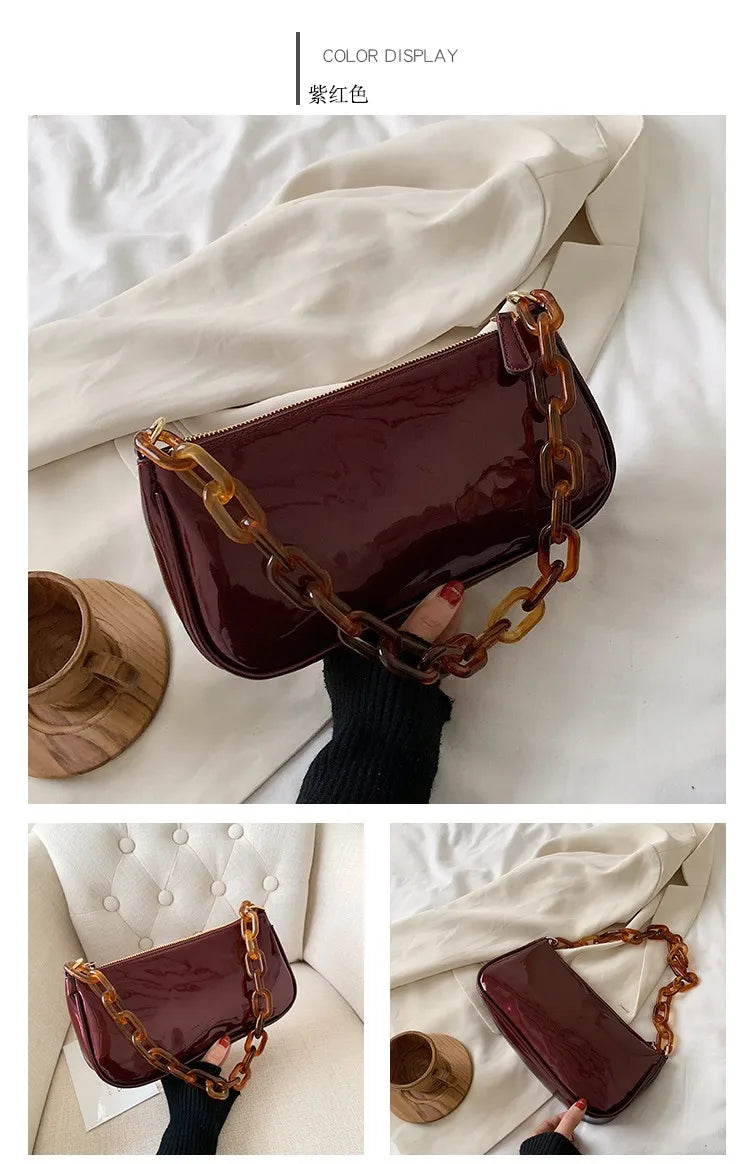 Small Shoulder Bag Luxury Women Bag Retro High Quality Chain Handbag Ladies Vintage Messenger Bags Bolsa