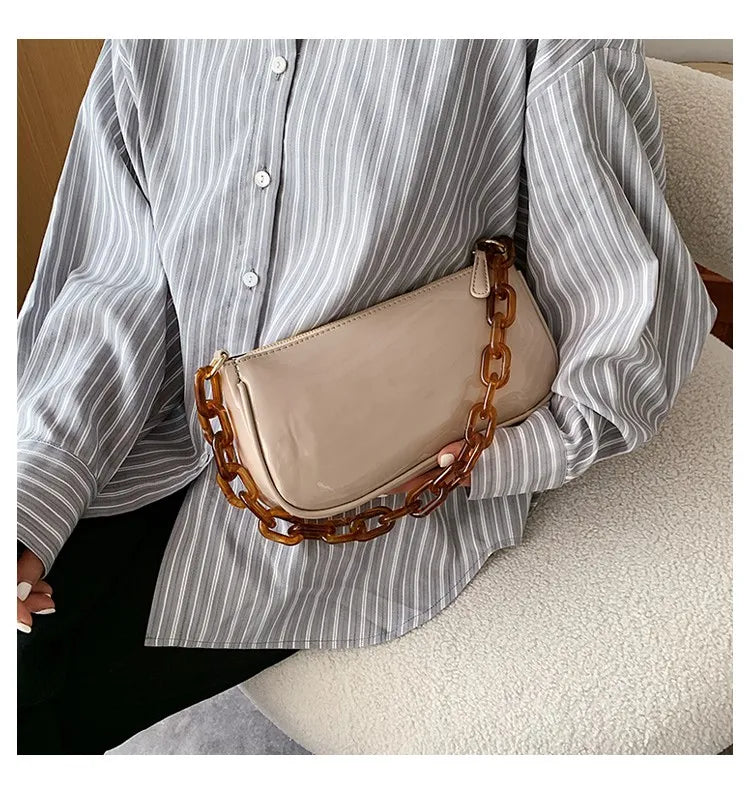 Small Shoulder Bag Luxury Women Bag Retro High Quality Chain Handbag Ladies Vintage Messenger Bags Bolsa