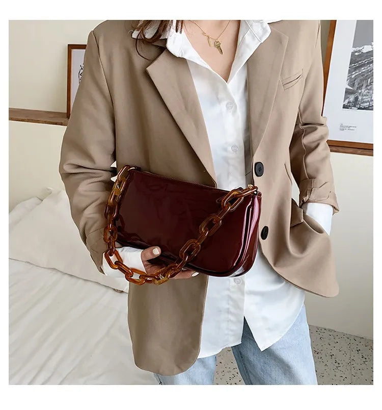 Small Shoulder Bag Luxury Women Bag Retro High Quality Chain Handbag Ladies Vintage Messenger Bags Bolsa