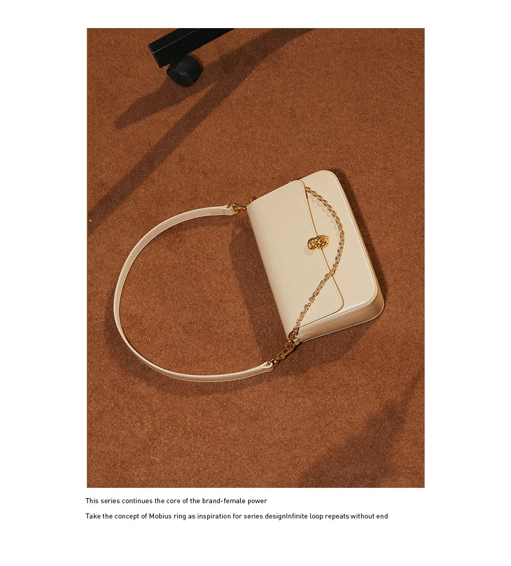 LA FESTIN Designer Handbag 2022 New Fashion One-shoulder Messenger Retro Leather Chain Small Square Bag Original Women Brand