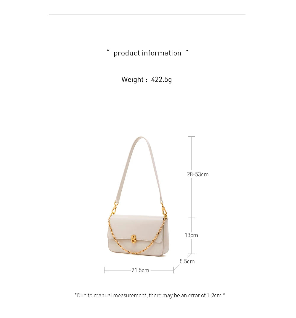 LA FESTIN Designer Handbag 2022 New Fashion One-shoulder Messenger Retro Leather Chain Small Square Bag Original Women Brand