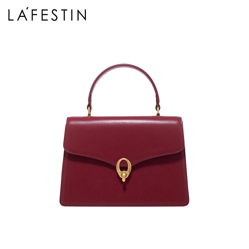 LA FESTIN 2024 New Retro Classic Handbag Large Capacity Trendy Shoulder Crossbody Bag Top Handle Luxury Women Designer Brand