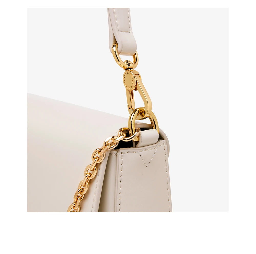 LA FESTIN Designer Handbag 2022 New Fashion One-shoulder Messenger Retro Leather Chain Small Square Bag Original Women Brand