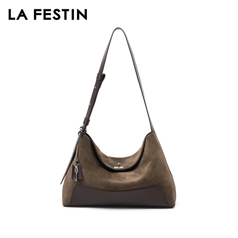 LA FESTIN Original Tote Bags for Women Fashion Designer Bag Popular Shoulder Bag Large Capacity Handbag Office Package Lady Bag