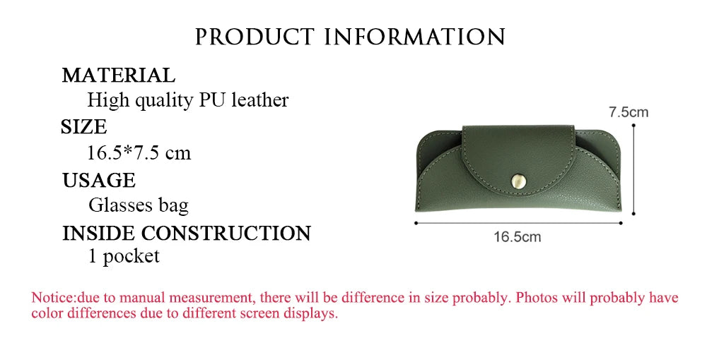 Custom Name Luxury Glasses Bag Engraving Leather Woman Man Sunglasses Pouch Travel Portable Protective Glasses Storage Bag Gift