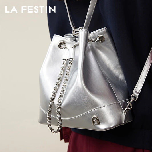 LA FESTIN 2023 New Backpacks for women Leather Bag Female bags Shoulder Crossbody Bag Women's bag Fashion Designer Ladies Bags