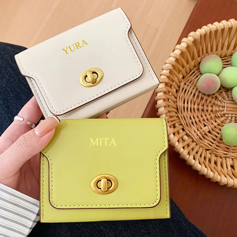 Luxury Genuine Leather Coin Purse Woman Croissant Portable Zip Clutch Bags Cowhide Card Wallet Key Lipstick Cosmetic Storage Bag