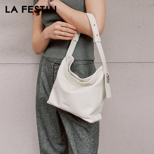 LA FESTIN Original 2024 New Large Capacity Bags Crossbody Shoulder Bag Handbag Women Luxury Designer Bags Leather Bag Big Size