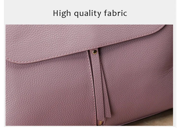 Cow Leather Handbag for Women 2022 New Luxury Large Capacity Shoulder Crossbody Bags Office Ladies Daily Work Tote Bag