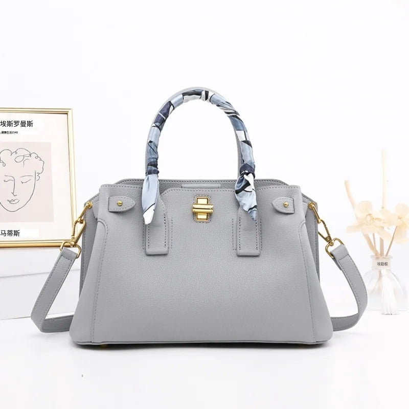 Fashion Luxury Tote Bags Brand Women Designer High Quality Soft PU Leather Handbag Shoulder Ladies