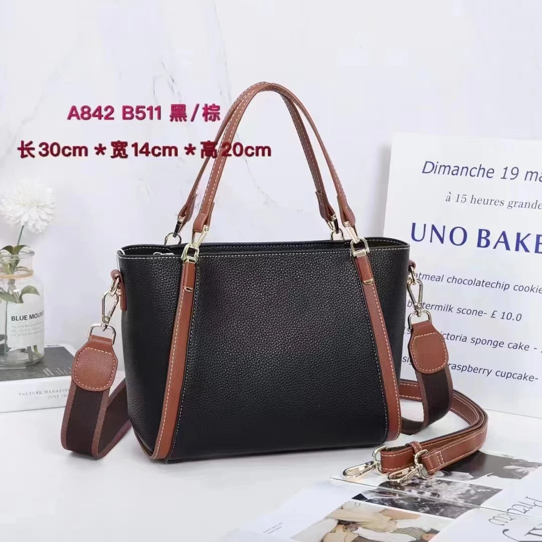 New Trendy Tote High Quality Designer Luxury Handbags Shoulder Cross-body Lady Purse Handle Shopping Bags