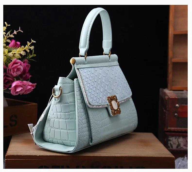 Women's Handbag 2024 Summer New Genuine Leather Handbag Advanced Light Luxury Fashion Designer One Shoulder Crossbody Bag