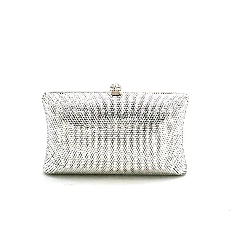 SMALL Classical Bridal wedding party purses women evening party luxury diamonds full crystal clutches elegant purses