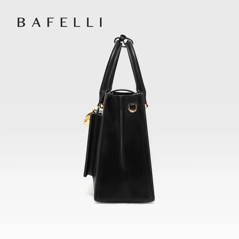 BAFELLI 2024 WOMEN'S NEW HANDBAG CAT LUXURY LEATHER FASHION BUSINESS SHOULDER STYLISH CASUAL CROSSBODY FEMALE PURSE OFFICE LADY