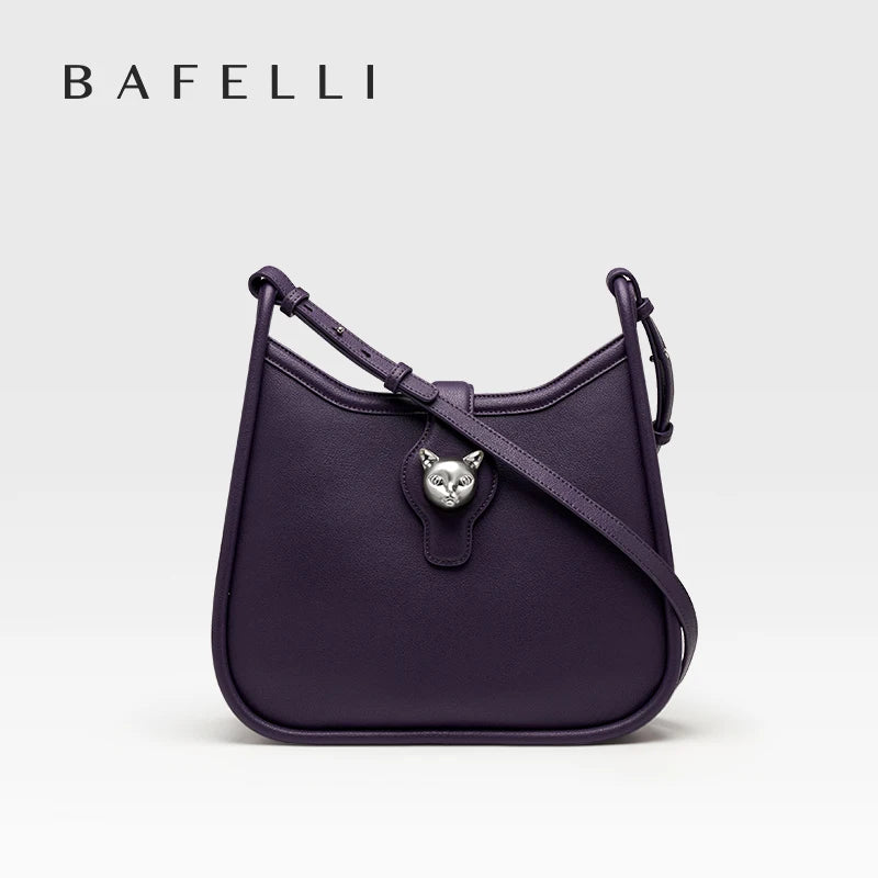 BAFELLI 2023 CAT LUXURY BRAND NEW WOMEN'S SHOULDER BAG TRENDING RETRO STYLE VINTAGE CROSSBODY PURSE UNISEX MESSENGER BAGS