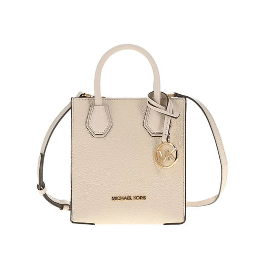 Michael Kors MERCER Super Small solid color cow leather crossbody shopping bag for women