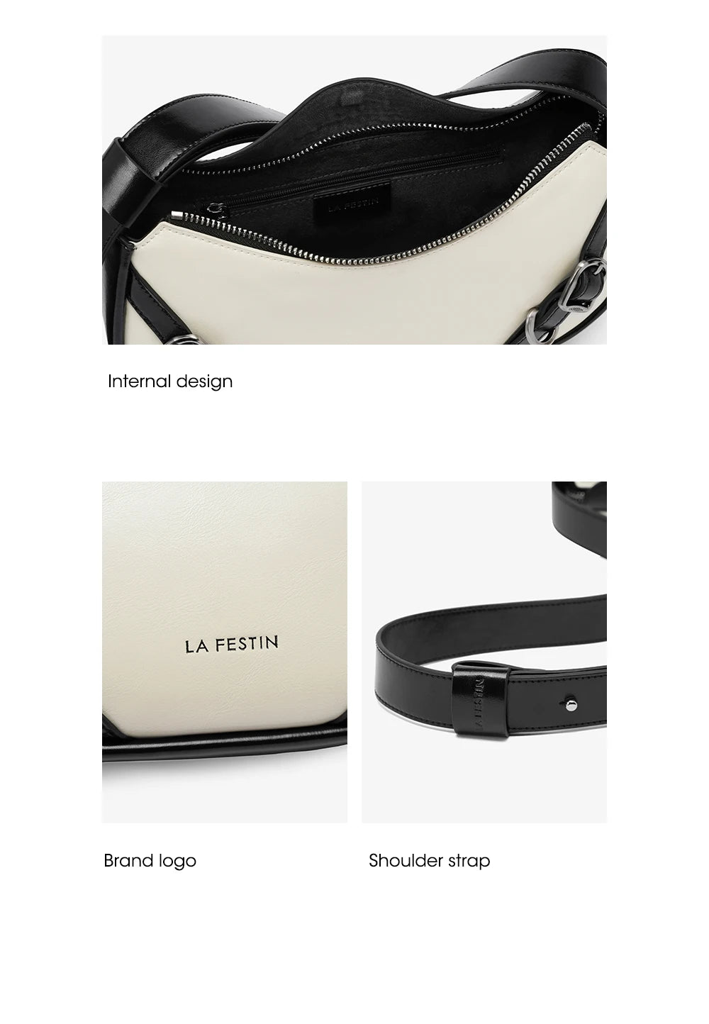 LA FESTIN 2024 New Women's bag Fashion Designer Shoulder Bag Ladies Crossbody Bag Small Leather Bag Female Bags