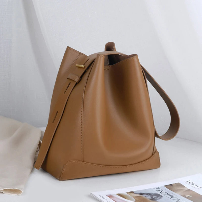 BEEP New Women's Genuine Leather Handbags Designer Bags Famous Brand Female bag Luxury Shoulder Leather Fashion Bags for women