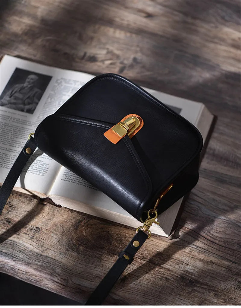 PNDME Fashion Outdoor Party Genuine Leather Ladies Cute Small Shoulder Bag Luxury Natural Real Cowhide Women's Crossbody Bag