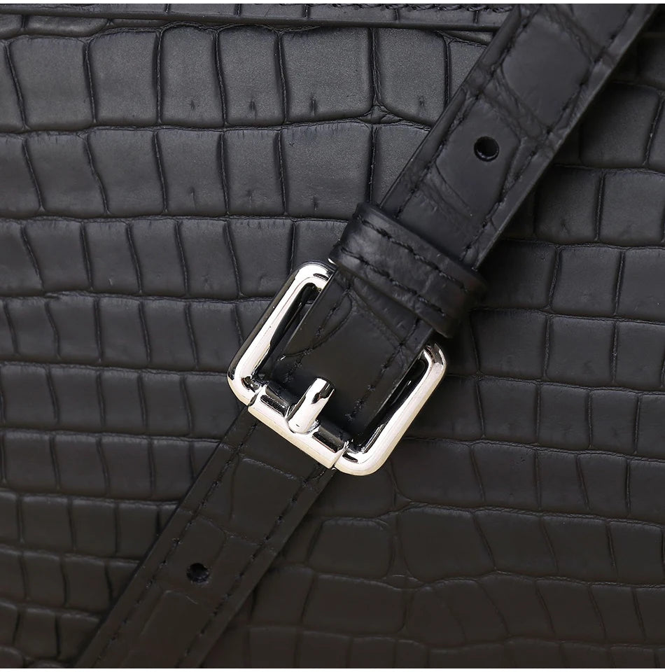 Luxury Crocodile Pattern Handbag for Women Real cowhide Bag bags for women luxury women handbags ladies fashion totebag