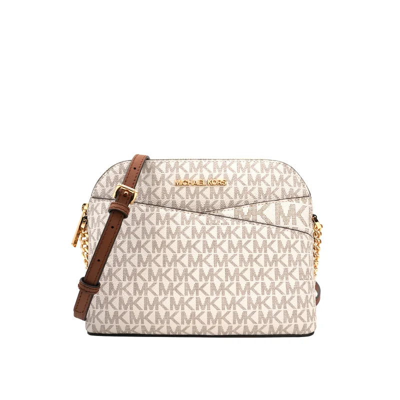 Michael Kors Ole Jet Set Travel Medium Pvc Printed Women'S Single Shoulder Crossbody Shell Bag