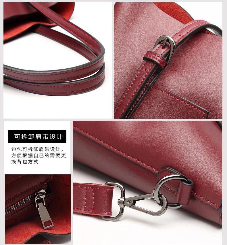 monifen 2024 Retro Women's Bag Genuine Leather Women's Bag Cowhide Bag Soft Leather Shoulder Bag Authentic Brand BagLight luxury