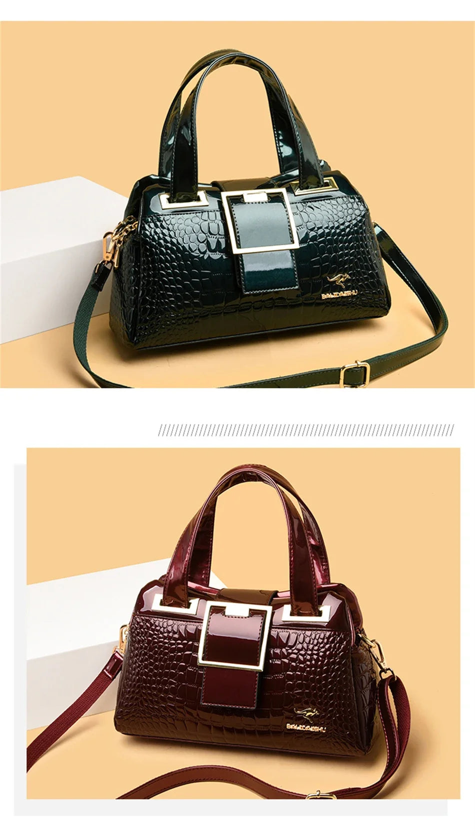 Genuine leather Women's Bag 2024 New Single Shoulder Crossbody Bag, Fashionable And Stylish, luxurious Handbag For Mothers