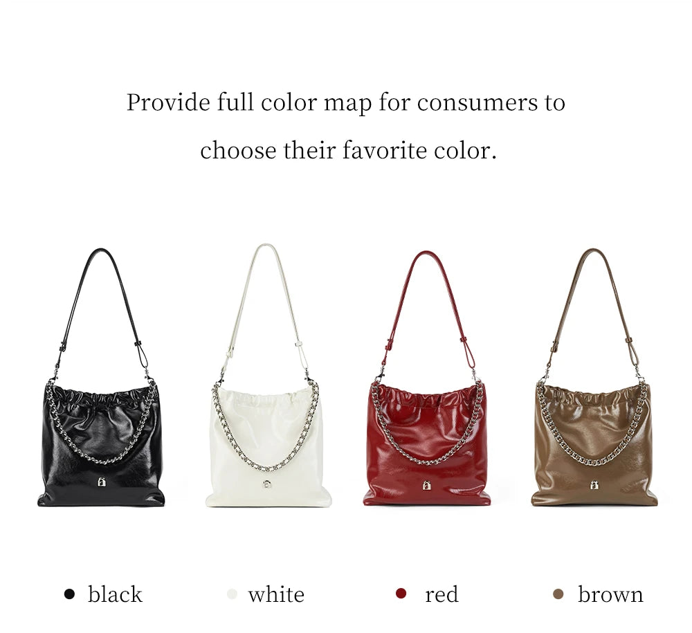 LA FESTIN Original 2024 New Women's bag Chain Bag Large Capacity Tote Bag Ladies Shoulder Bag Fashion Designer Crossbody Bag