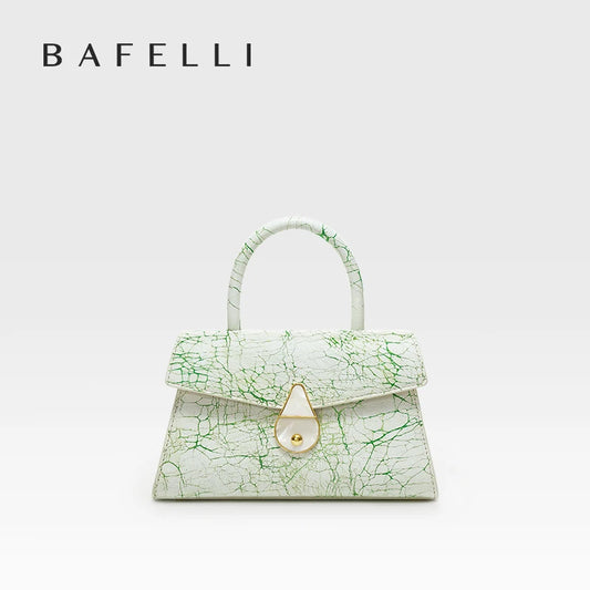 BAFELLI 2023 NEW WOMEN'S HANDBAG LUXURY DESIGNER BRAND FASHION HANDHELD PURSE ORIGINAL STYLE LEATHER TREND LADIES BAGS SHOULDER