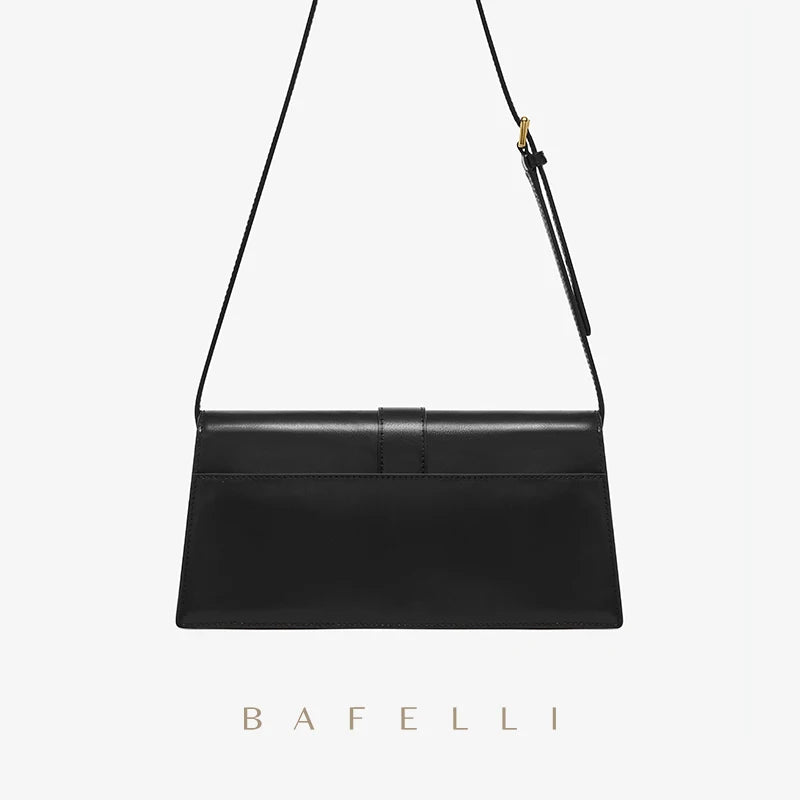 BAFELLI 2023 NEW WOMEN'S LUXURY BAGS NAMELESS CAT SERIES BRAND FASHION HANDBAG LEATHER CLUTCH STYLISH EVENING CASUAL PURSE