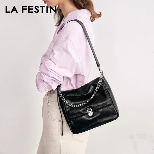 LA FESTIN 2024 New Shoulder Bag Designer Luxury Bags for Women Trend Crossbody Bag Large Capacity Female Bags