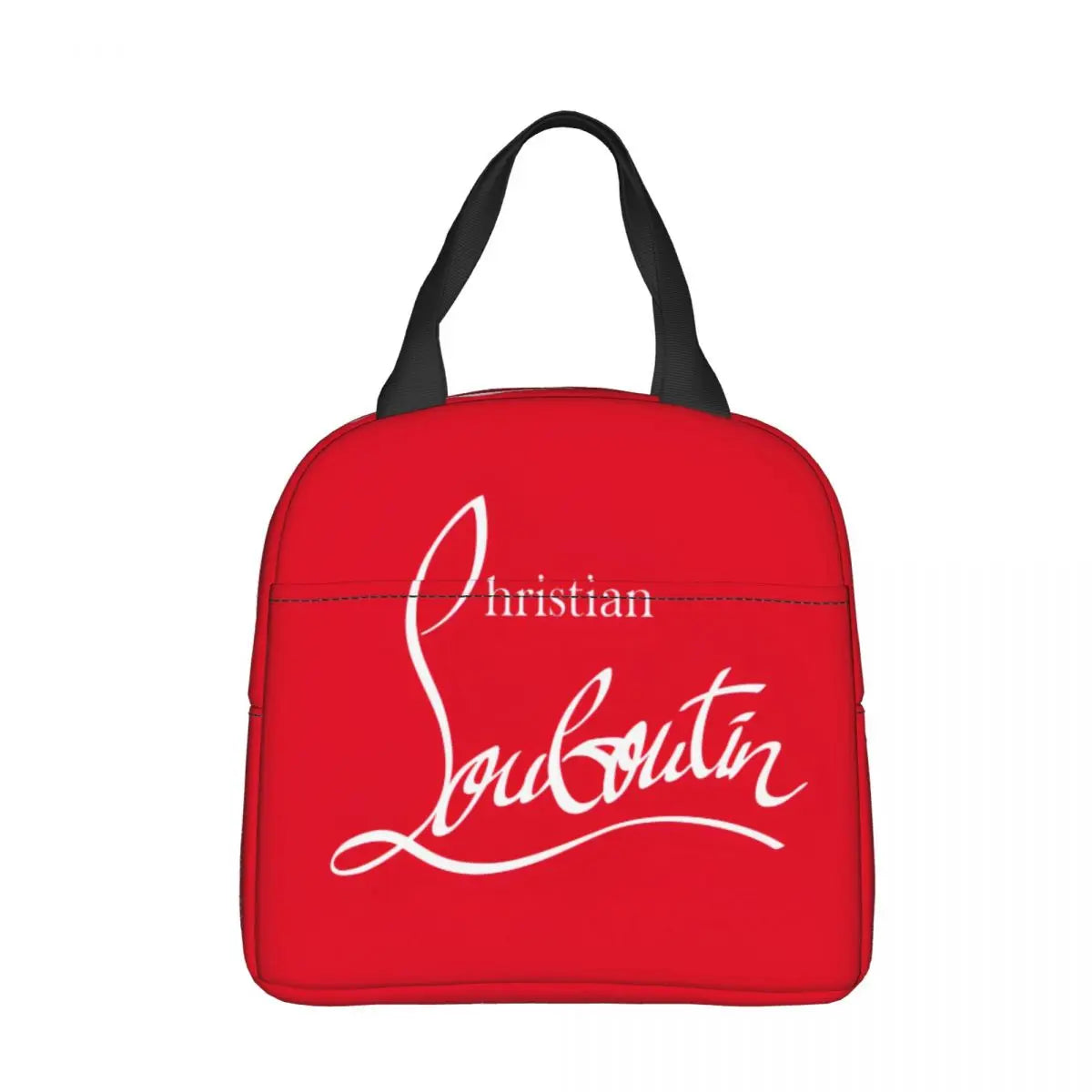 Christians High Heels Louboutins Insulated Lunch Bags Thermal Bag Meal Container Lady Beauty Large Tote Lunch Box Bento Pouch