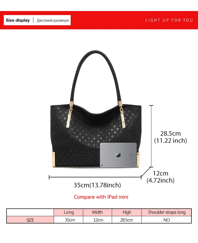 FOXER Brand Genuine Leather Handbag Winter Women Original Design Shoulder Bag Luxury Tote Large Capacity Lady Bag Chrismas Gift