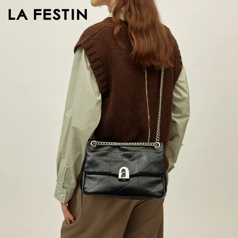 LA FESTIN Original Tote Bags New Shoulder Crossbody Bag Casual Women Bag Large Capacity Leather Bag Luxury Brand Handbag