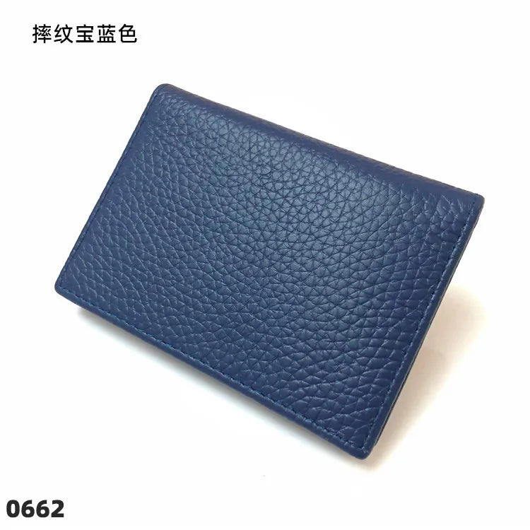 Genuine Leather Business Card Holder Luxury Engrave Letters Logo Cowhide Card Case Japan Personalize Mini Wallet For Men Women