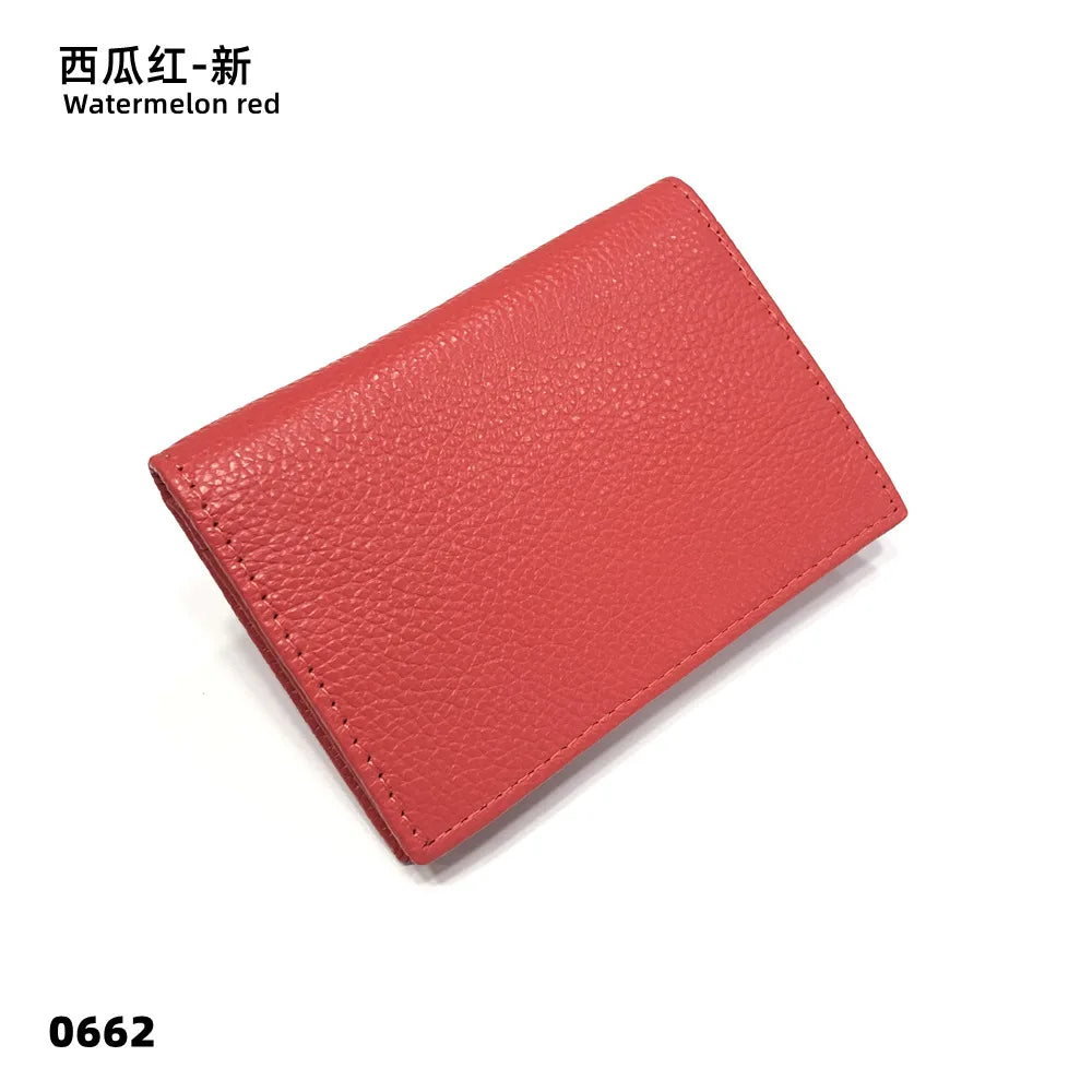 Genuine Leather Business Card Holder Luxury Engrave Letters Logo Cowhide Card Case Japan Personalize Mini Wallet For Men Women