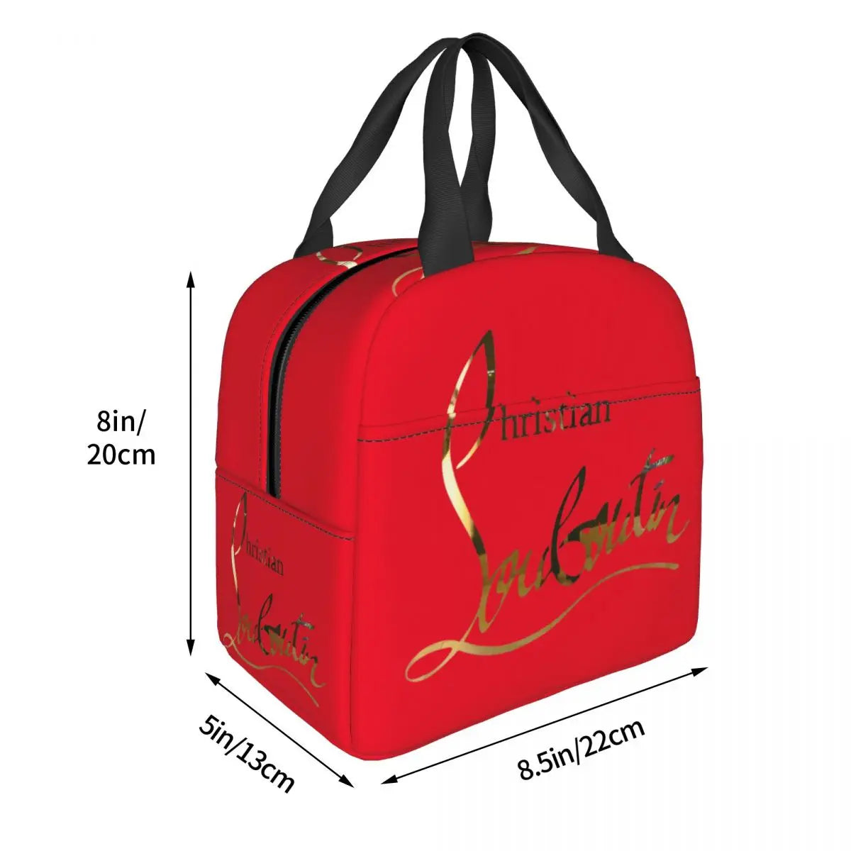 Christians High Heels Louboutins Insulated Lunch Bags Thermal Bag Meal Container Lady Beauty Large Tote Lunch Box Bento Pouch