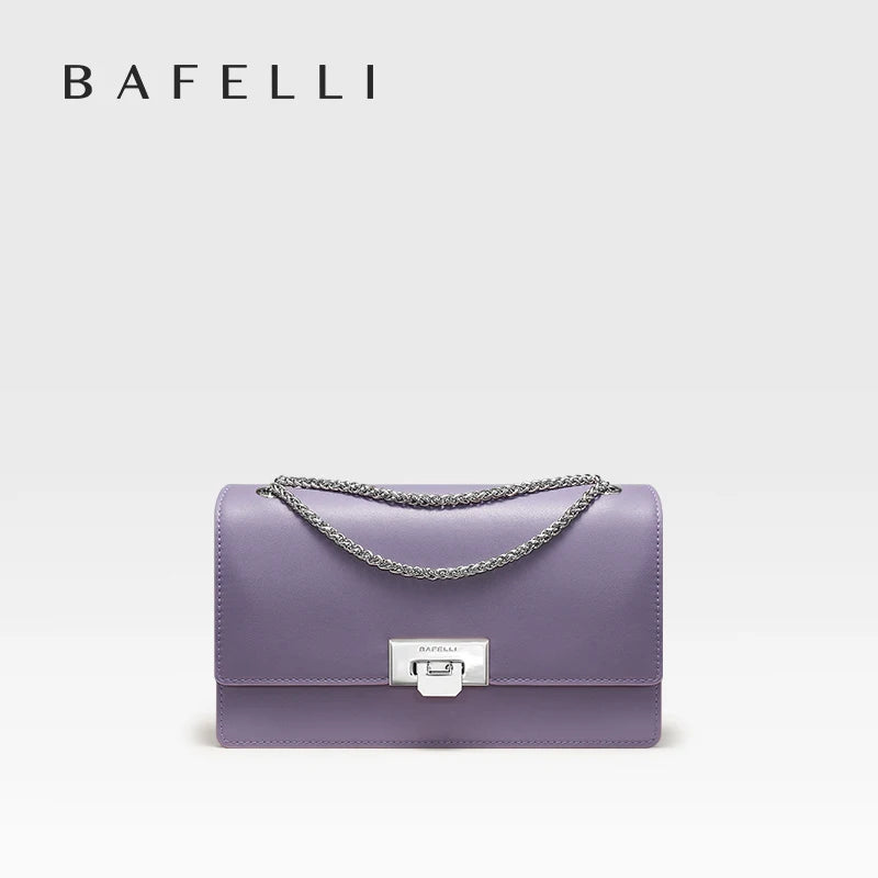 BAFELLI HANDBAG WOMEN'S 2023 NEW FASHION SHOULDER ALL-MATCHING MINIMALIST CHAIN BAG PURSE CASUAL VERSATILE STYLISH LUXURY BRAND