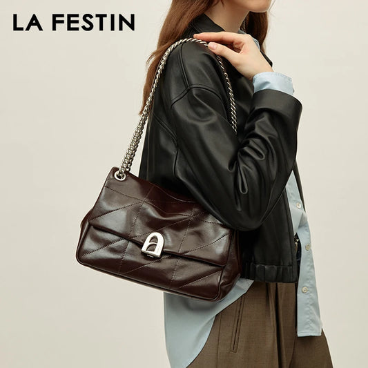 LA FESTIN Original Tote Bags New Shoulder Crossbody Bag Casual Women Bag Large Capacity Leather Bag Luxury Brand Handbag