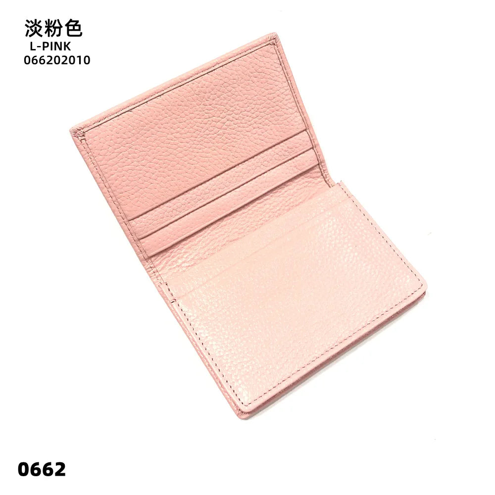 Genuine Leather Business Card Holder Luxury Engrave Letters Logo Cowhide Card Case Japan Personalize Mini Wallet For Men Women