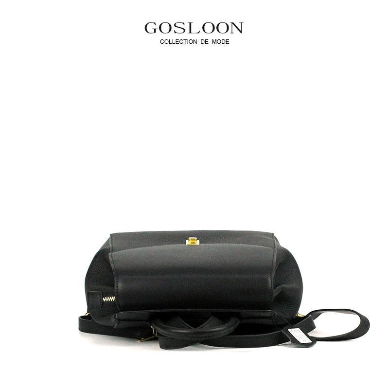 GOSLOON-Luxury Brand Handbags Women's High Quality New Travel Casual Retro Ladies Backpack Handbags Leather Bags GOSLOON-H40