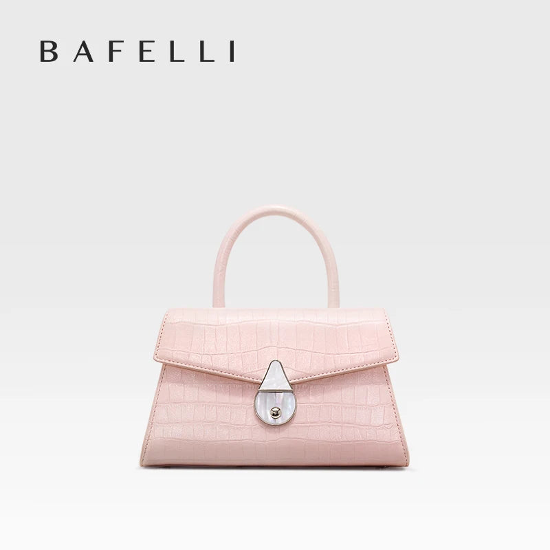 BAFELLI 2023 NEW WOMEN'S HANDBAG SUMMER FASHION TRENDING CASUAL LUXURY BRAND LEATHER ORIGINAL DESIGNER FEMALE OFFICE PURSE