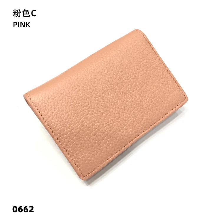 Genuine Leather Business Card Holder Luxury Engrave Letters Logo Cowhide Card Case Japan Personalize Mini Wallet For Men Women