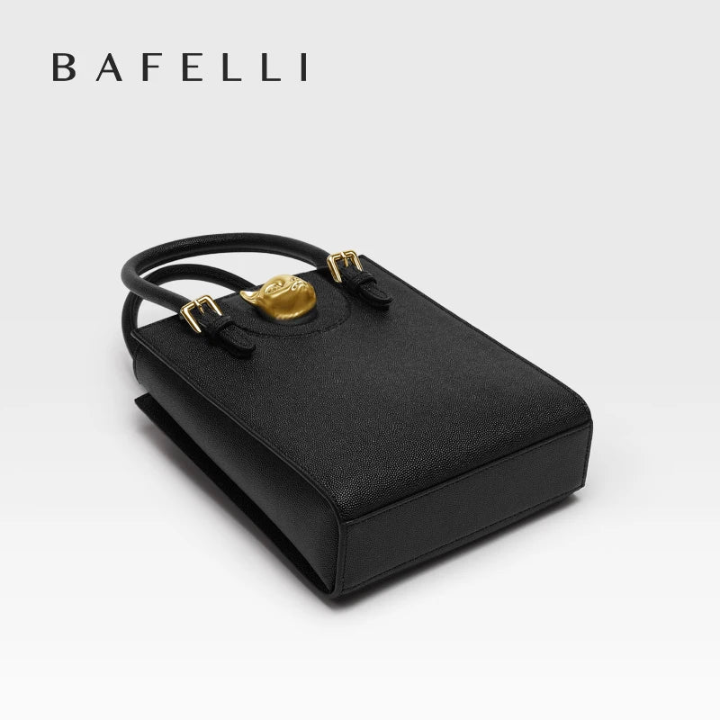 BAFELLI 2024 NEW WOMEN'S HANDBAG CAT LUXURY BRAND DESIGNER ORIGINAL STYLE TRENDING SHOULDER CASUAL BAGS MINI TOTE CROSSBODY